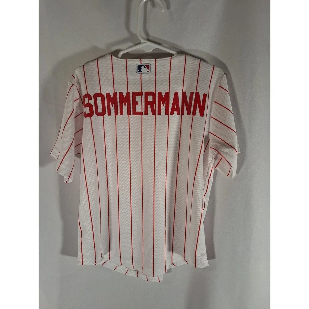 Nike Philadelphia Phillies Pinstripe Baseball Jersey Kids 4T Sommermann MLB